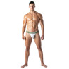 LEADER Jockstrap GI ARMY Kaki-Blanc